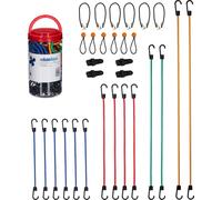 relaxdays Kit de 30 élastiques de serrage