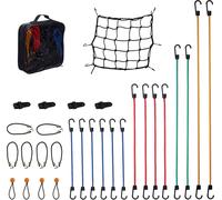 relaxdays Kit de 30 élastiques de serrage