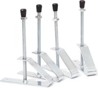 relaxdays Kit de 4 supports muraux pour pneus