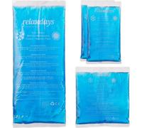 relaxdays Kit de tampons réfrigérants 4 pièces 10039565_0 bleu, 1 kit