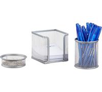 relaxdays Kit d'organisation de bureau, 3 pièces