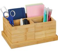 relaxdays Kit d'organisation de bureau 4 pièces