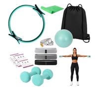 Kit Pilates Relaxdays, 11 pièces, Vert