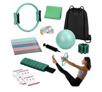 Kit Pilates Relaxdays, 13 pièces, Vert