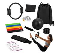 Relaxdays Pilates Set, 13 pièces, Noir