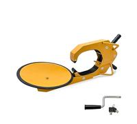 Relaxdays Sabot de roue 15 pouces, sabot de stationnement voiture, remorque, camping-car, caravane, griffe de pneu antivol jaune