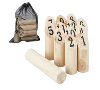 relaxdays Kubb Jeu viking avec sac