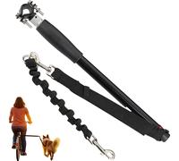 relaxdays Laisse pour vélo pour chiens avec entretoise