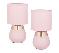 Relaxdays Lampe de chevet avec abat-jour