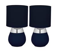 Relaxdays Lampe de chevet avec abat-jour