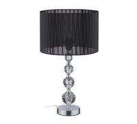 Relaxdays Lampe de chevet en noir