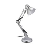 Relaxdays Lampe de chevet rétro argenté