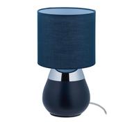 Relaxdays Lampe de chevet tactile de forme ovale