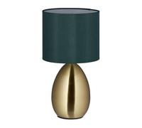 Relaxdays Lampe de chevet tactile dorée