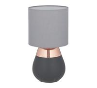 Relaxdays Lampe de nuit ovale tactile