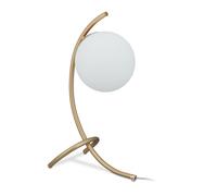 Relaxdays Lampe de table boule recourbée