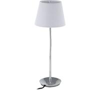 relaxdays Lampe de table flexible avec abat-jour en tissu
