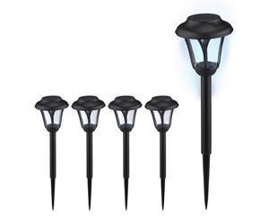 Relaxdays Lampe solaire pour extérieur en set