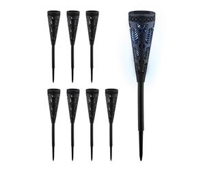 Relaxdays Lampe solaire pour extérieur en set