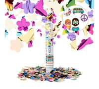 Relaxdays Lanceur confettis colorés papillon