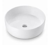 Relaxdays Lavabo rond à poser sans perçage