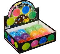 relaxdays LED Balle hérisson, set de 12 pièces