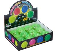 relaxdays LED Balle hérisson set de 12 pièces vert