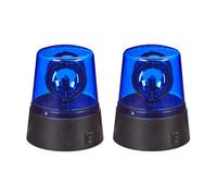 relaxdays LED lumière bleue set de 2 pièces