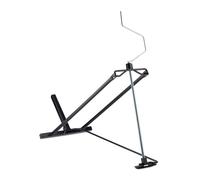 Relaxdays Lève tracteur de gazon noir