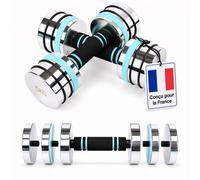 Haltères réglables, poids, fitness, musculation, lot de 2