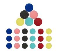 Relaxdays Lot 24 Nez de Clown, Enfants & Adultes, 6 Couleurs, Costume, Carnaval, pour déguisement, Mousse, Multicolore