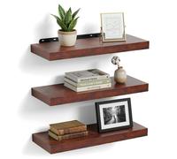 Relaxdays Lot 3 étagères murales