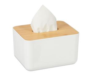 Relaxdays Lot de 10 boîtes à lingettes couvercle