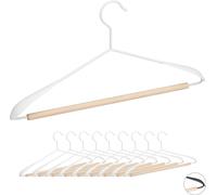 relaxdays Lot de 10 cintres