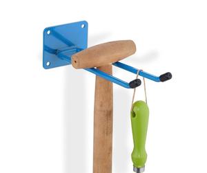 Relaxdays Lot de 10 porte-outils bleus en acier