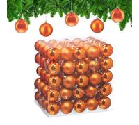 Relaxdays Lot de 100 boules de Noël