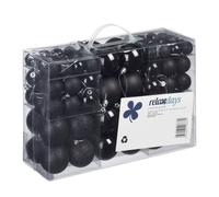 Relaxdays Lot de 100 boules de Noël
