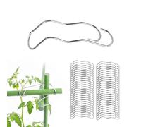 Relaxdays Clips pour bambou, inox, lot de 100