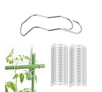 Relaxdays Clips pour bambou, inox, lot de 100