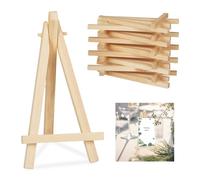 Relaxdays Lot de 100 petits chevalets en bois