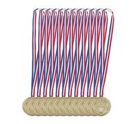 Relaxdays Lot de 120 médailles d'or pour enfants