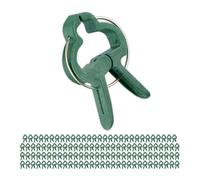relaxdays Petits clips pour plantes en kit de 120 pièces