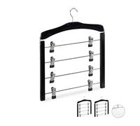 Relaxdays Lot de 15 cintres multiples
