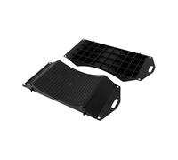 Relaxdays Lot de 2, 10-20 Pouces, Protection pour Voiture antidéformation, Noir