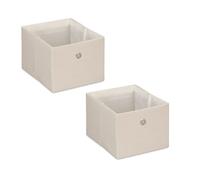 Relaxdays Lot de 2 boites de rangement