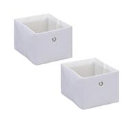Relaxdays Lot de 2 boites de rangement