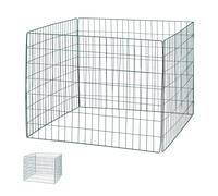 Relaxdays Composteur de Jardin, Lot de 2, en métal (Acier), 560 litres, H x L x P : 70 x 90 x 90 cm, Vert