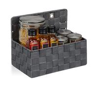 Relaxdays Lot de 2 corbeilles de rangement