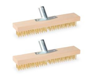 Relaxdays Lot de 2 embouts pour balai métallique