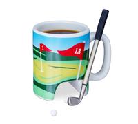 Relaxdays Lot de 2 mugs sur le thème du golf